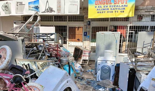 Ankara’da ev eşyası alan şahsın hem ödeme yapmadığı hem de dükkana saldırdığı iddiası