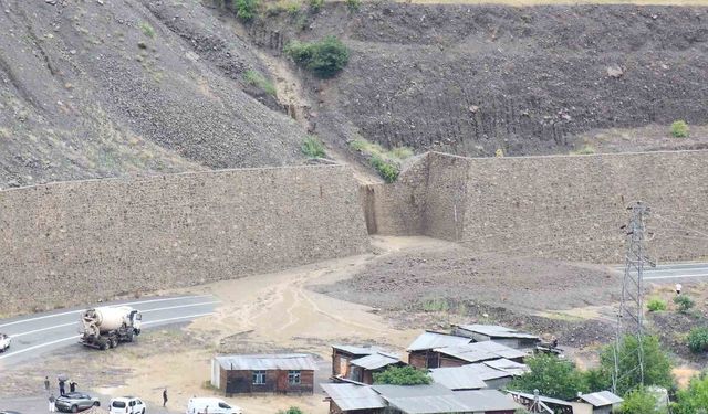 Artvin’de heyelan: Yol trafiğe kapandı