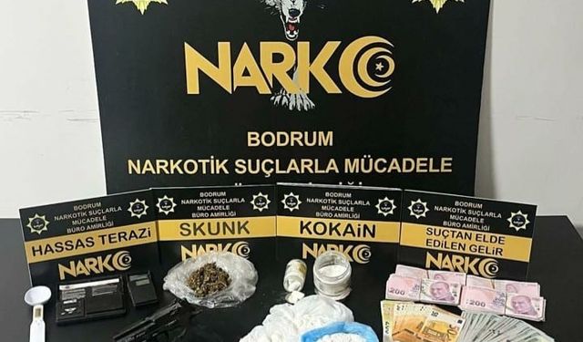 Avrupa’dan Bodrum’a uyuşturucu sevkiyatına darbe: 9 gözaltı