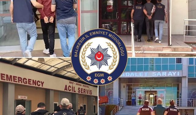 Balıkesir’de FETÖ operasyonu: 6 şüpheli yakalandı