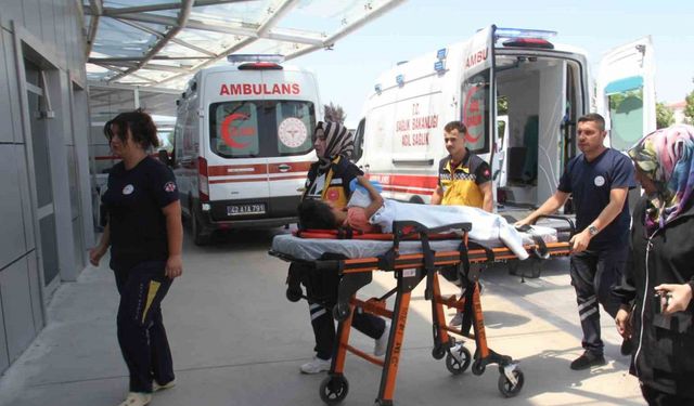 Balkondan düşen çocuk hastanelik oldu