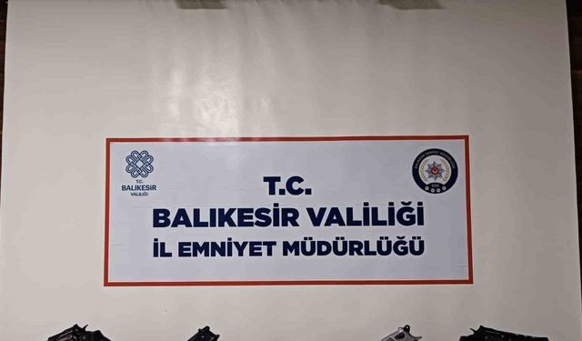 Bandırma’da ruhsatsız silah operasyonu