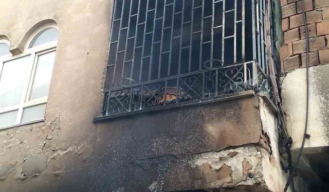 Batman’da Suriyelilerin kaldığı binada yangın
