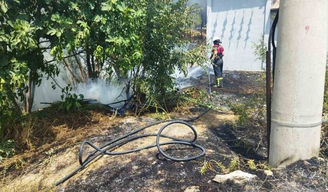 Çorum’da ormanlık alandaki örtü yangını büyümeden söndürüldü