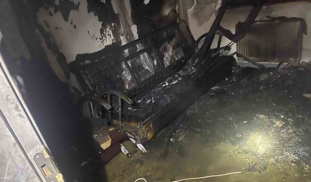 Diyarbakır’da ev yangını
