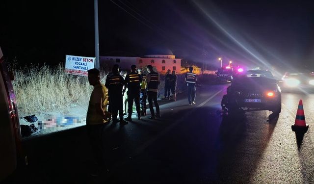 Duble yolda feci kaza: Yolun karşısına geçerken canından oldu