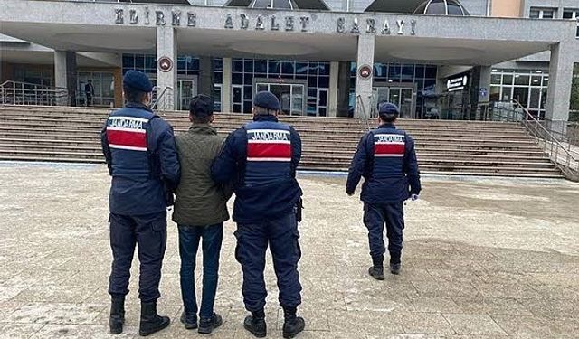 Edirne’de aranan 2 kişi sınırda yakalandı