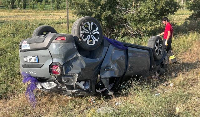 Erzincan’da 4 kişinin yaralandığı 1 kişinin öldüğü feci kazanın güvenlik kamerası görüntüleri çıktı
