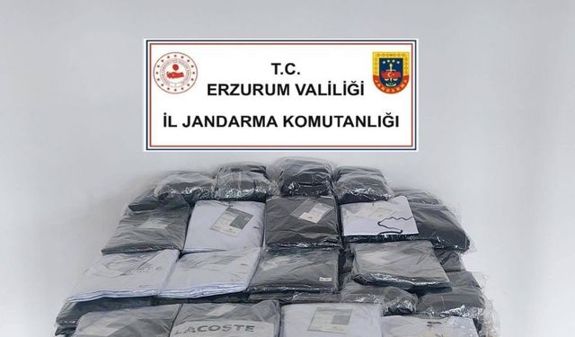 Erzurum’da kaçakçılara operasyon