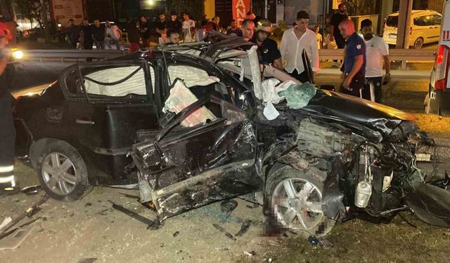 Feci kazada ağır yaralanan sürücü, hayatını kaybetti