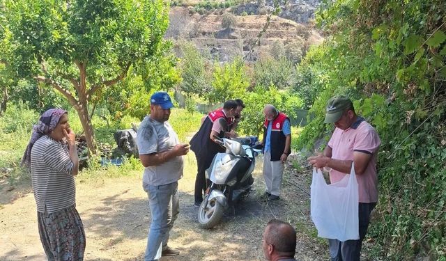 Gazipaşa’da yangın mağduru üreticilerin hasarı tespit edildi