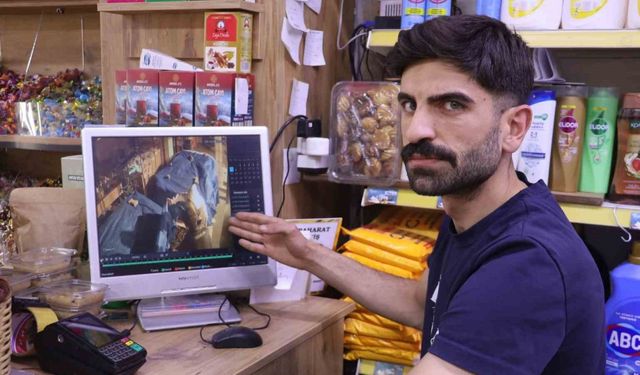 Gece yarısı brandayı keserek kuruyemiş çaldılar