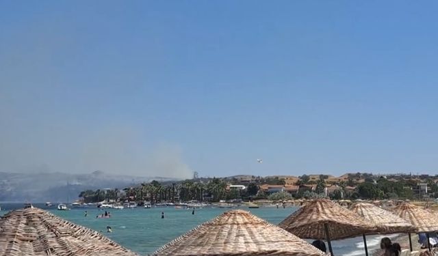 Gelibolu’da tarım arazisinde yangın