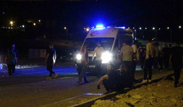 Gercüş’te feci kaza: Motosiklet sürücüsünün bacağı koptu