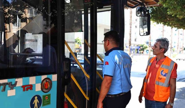 Halk otobüslerinde klima denetimleri sürüyor