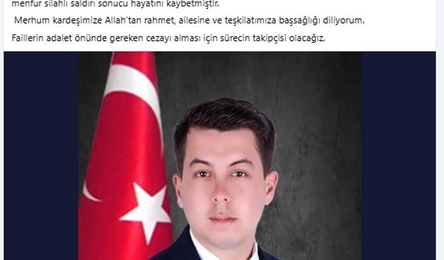 Havran’da belediye meclis üyesi silahlı saldırıda hayatını kaybetti