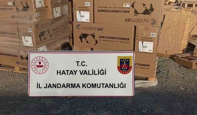 İnşaattan 1 milyonluk 30 klima ünitesi çalan 3 şüpheli tutuklandı