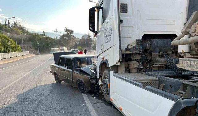 Kahramanmaraş’ta trafik kazası: 1 yaralı