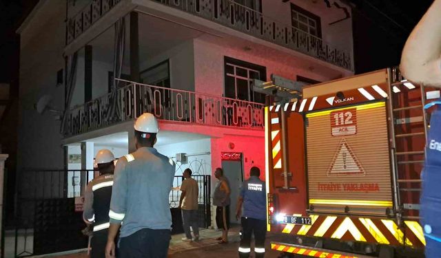 Karaman’da ev yangını korkuttu