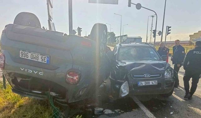 Kars’ta trafik kazası: 2 yaralı