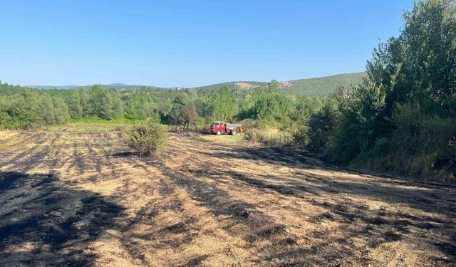 Kastamonu’da elektrik tellerinin kopması sebebiyle ormanlık alanda çıkan yangın söndürüldü