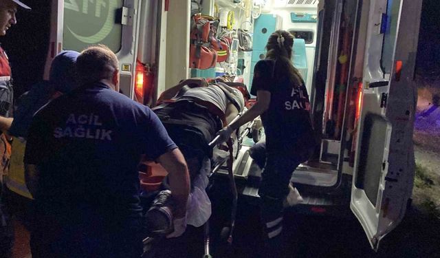 Kastamonu’da hafif ticari araç yamaca çarptı: 1 yaralı
