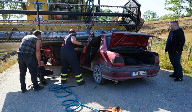 Kastamonu’da otomobil biçerdöverin altında kaldı: 1 ölü