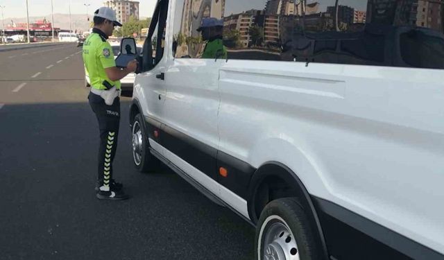 Kayseri’de 403 araca ceza