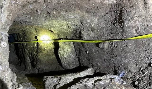 Kazdıkları 14 metrelik tünelde suçüstü yakalandılar