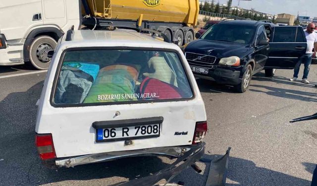Kırıkkale’de 4 araçlı zincirleme kaza: 3 yaralı