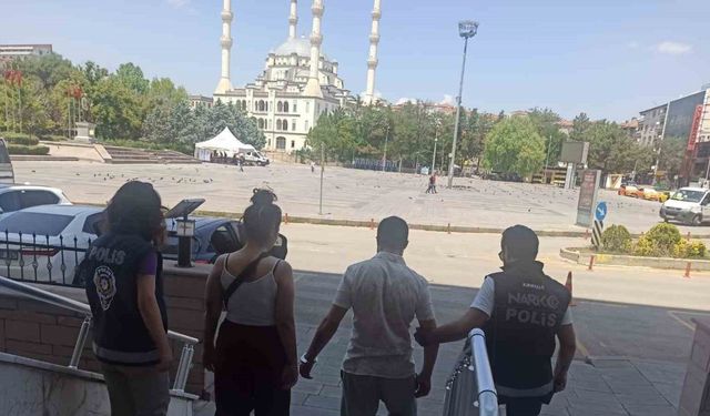 Kırıkkale’de uyuşturucu operasyonunda 2 tutuklama
