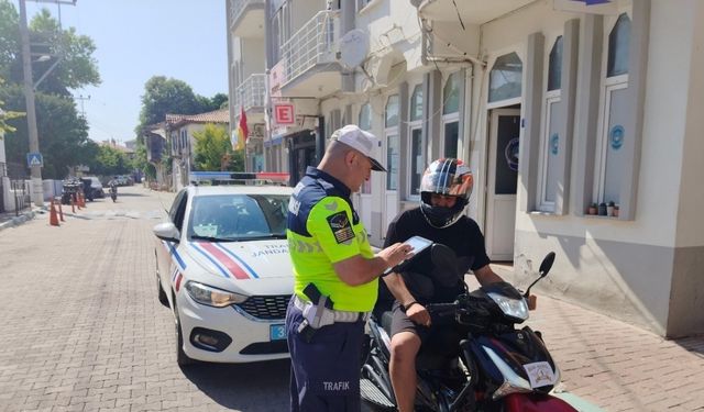 Kırklareli’nde trafik denetimi:198 araç ve sürücüye işlem yapıldı