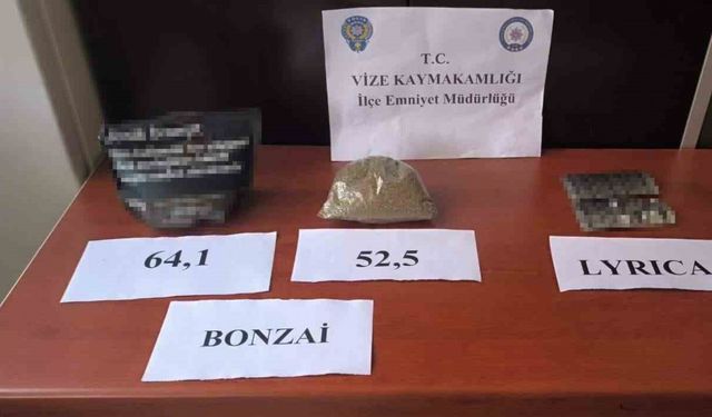 Kırklareli’nde uyuşturucu operasyonu: 1 gözaltı