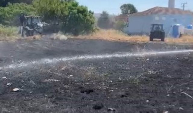 Kocaeli’de tarım arazisinde yangın çıktı