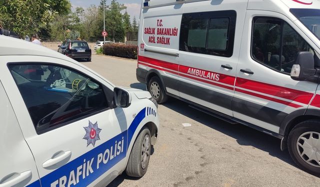 Kulu’da elektrikli bisiklet ile otomobil çarpıştı: 1 yaralı