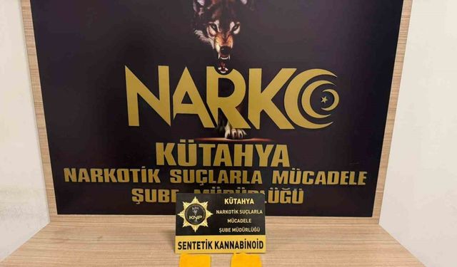 Kütahya’da uyuşturucu operasyonu