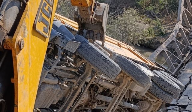 Malatya’da köprü çöktü: 1 yaralı