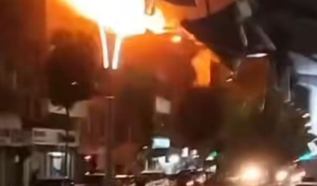 Mangal ateşi tüp patlamasına neden oldu