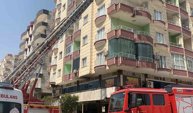 Mardin’de apartman dairesinde çıkan yangın söndürüldü