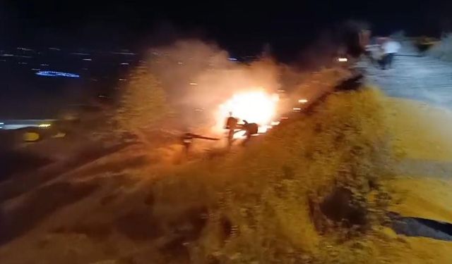 Mardin’de örtü yangını söndürüldü