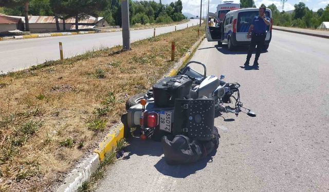 Motosikletin çarptığı yaya hayatını kaybetti