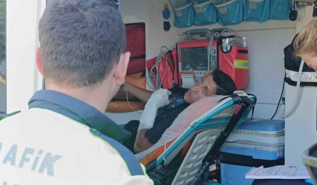 Motosikletle kaza yapıp yaralandı, polise ’bisikletle yaptım’ dedi