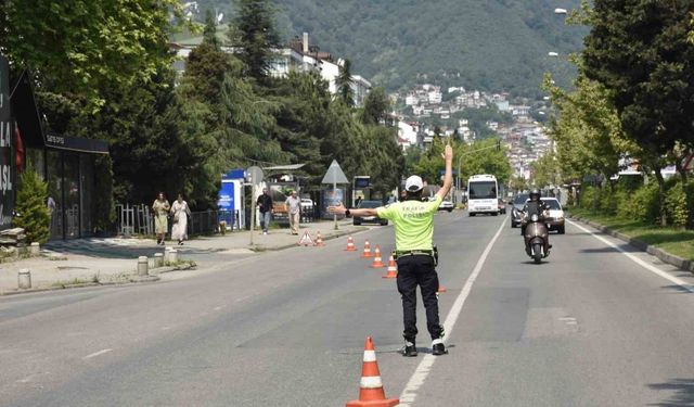 Ordu’da bir haftada 16 bin araç denetlendi