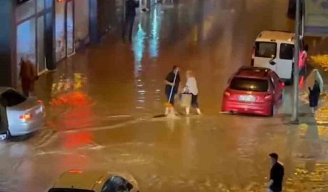 Ordu’da sağanak etkili oldu