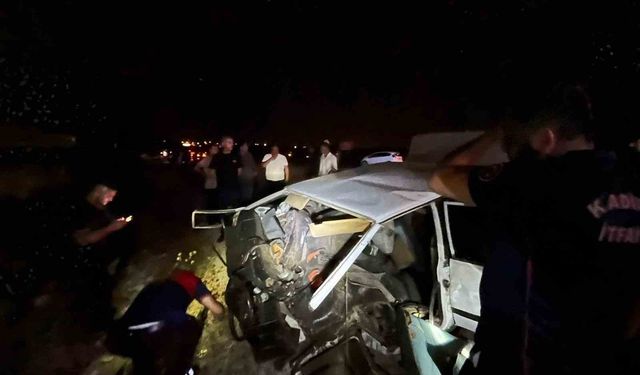 Osmaniye’de 2 otomobilin karıştığı kazada 3 kişi yaralandı