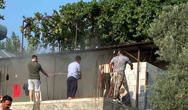 Osmaniye’de ev yangını