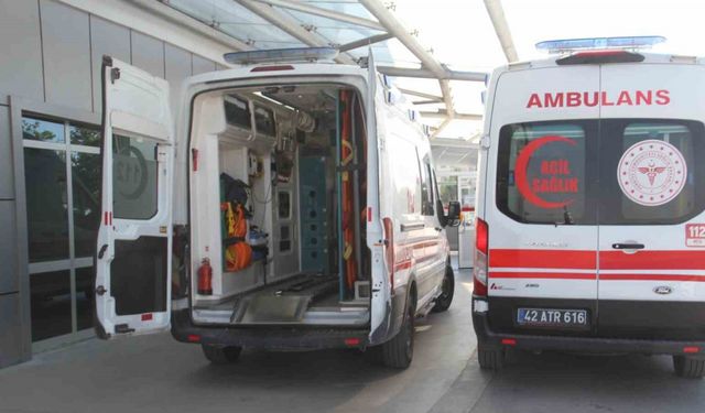 Saman balyası aktarırken düşerek yaralandı