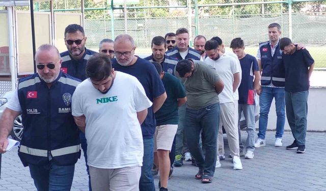 Samsun merkezli 16 ilde dolandırıcılık operasyonu: 25 kişi yakalandı