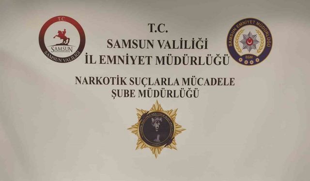 Samsun’da 7 bin 336 adet sentetik ecza ele geçirildi