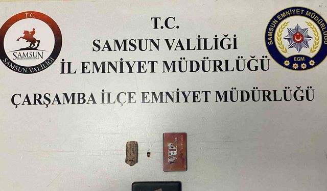 Samsun’da bir kişi ehliyet sınavına kopya düzeneğiyle girerken yakalandı